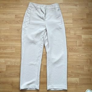 Tie Front Pants Short Inseam in Vin Gris